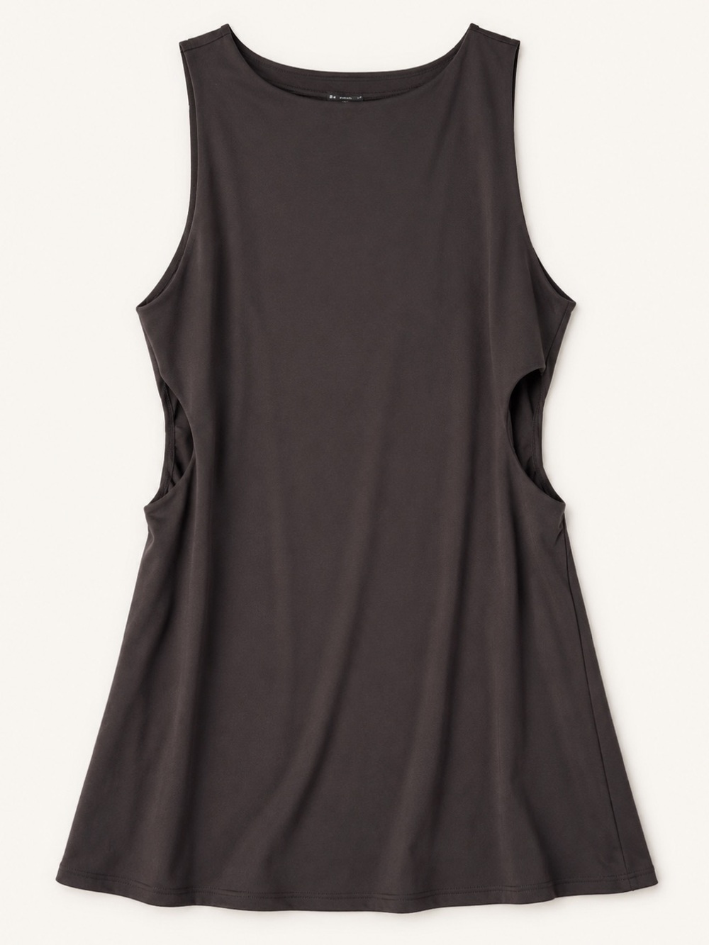 Reformation Athleisure Cutout Ashby EcoMove Black Active Mini Dress L